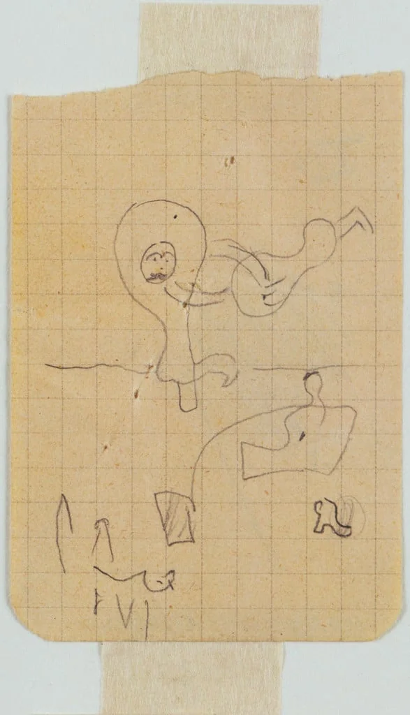Untitled, by Joan Miró, graphite, 1928