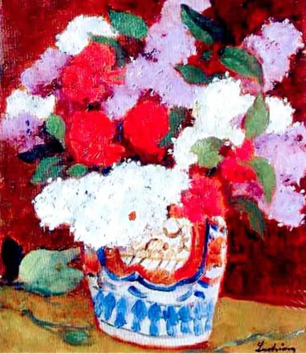 Liliac și garoafe