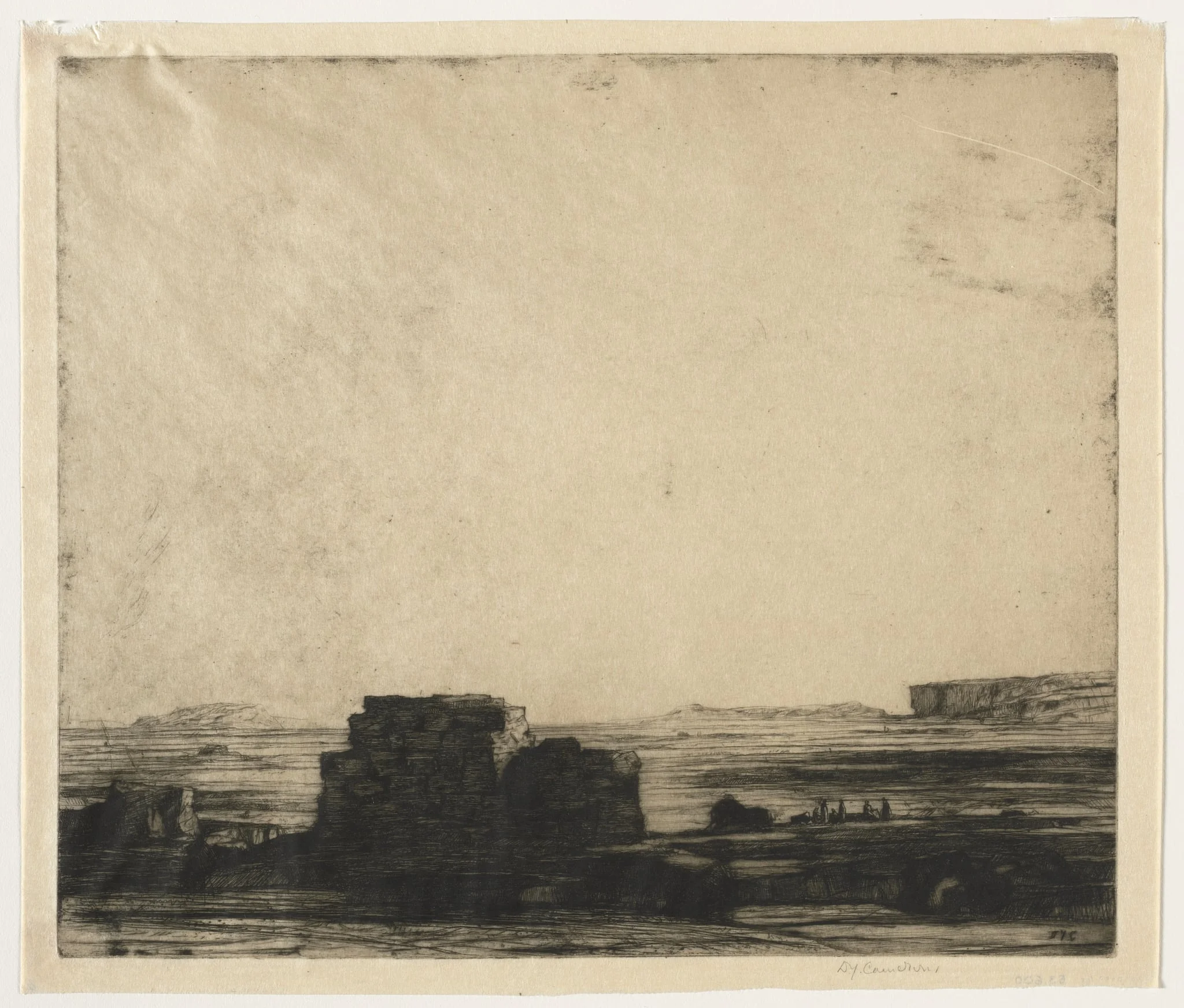 The Desert, by David Young Cameron, 1909