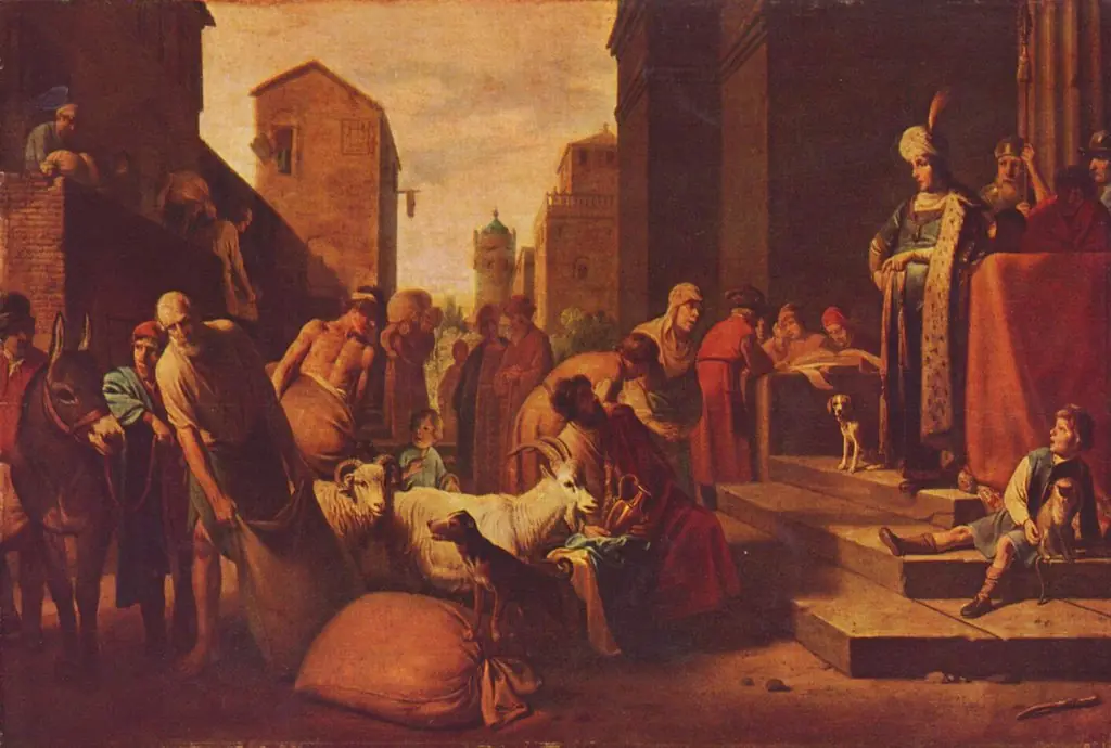 Joseph Selling Grain in Egypt