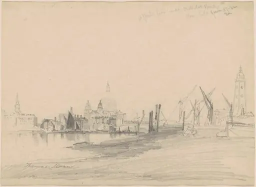 St. Paul's from Under Waterloo Bridge, Low Tide