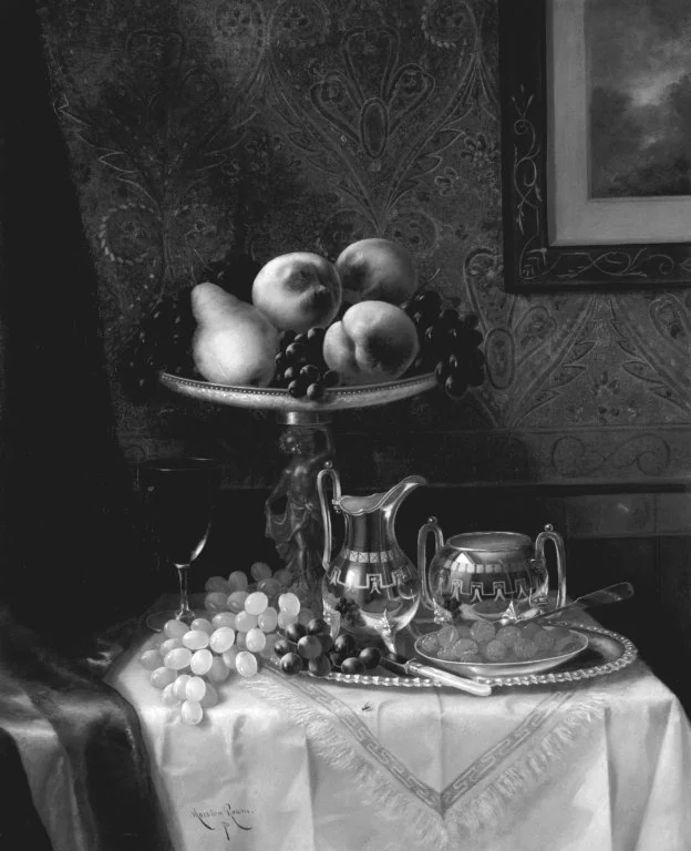 Still Life, by Morston Constantine Ream, oil, 1888