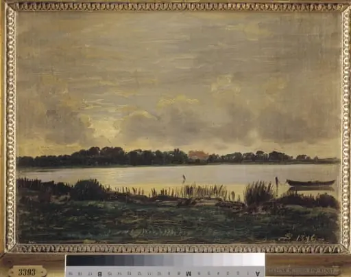 View Across Præstø Fiord towards the manor of Nysø