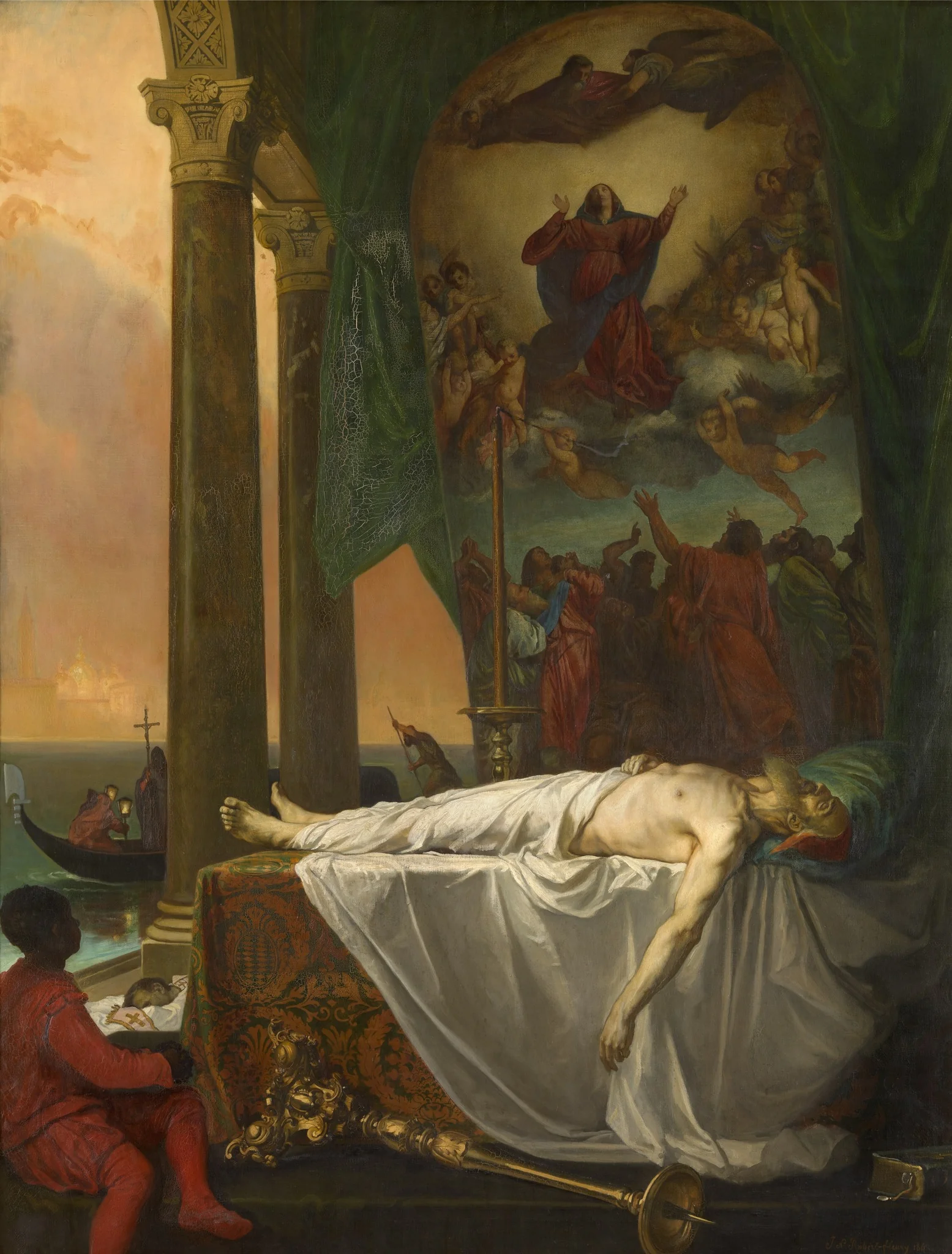 Titian Lying in State at the Palazzo Barbarigo