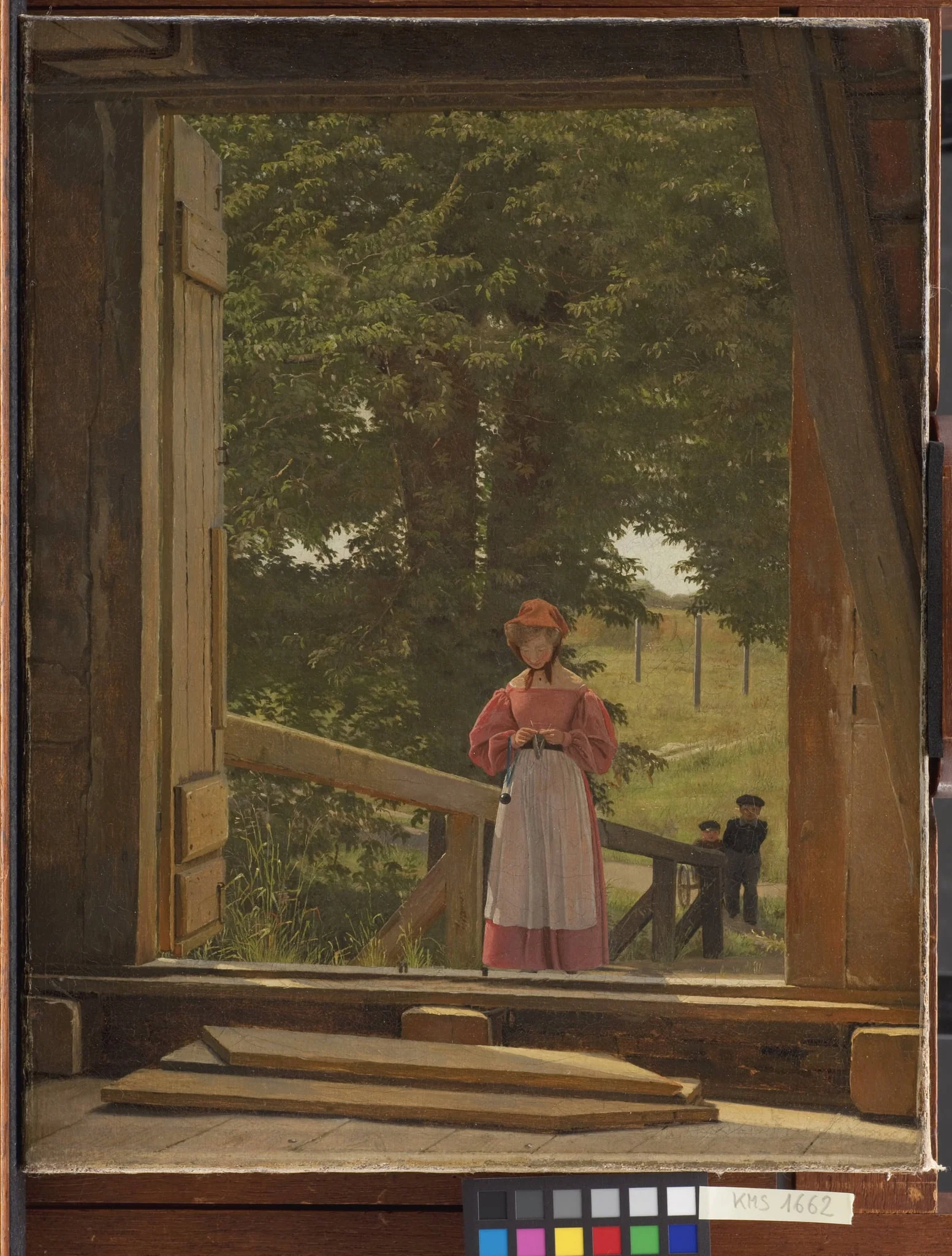 View from the Loft of the Grain Store at the Bakery in the Citadel of Copenhagen, by Unknown, 1831