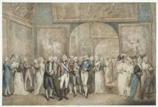 View of the interior of the Shakespeare Gallery