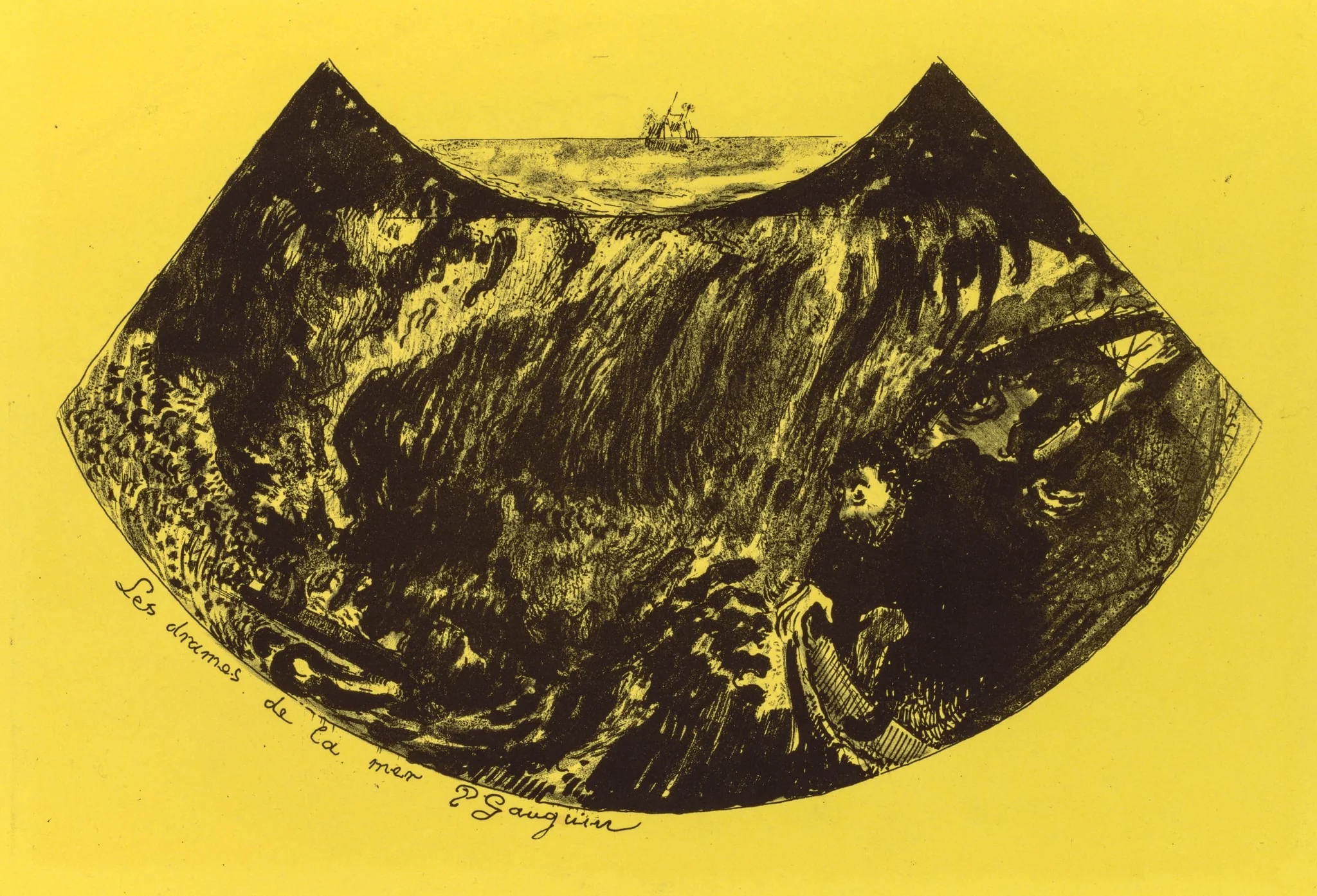 Volpini Suite:  Dramas of the Sea (Les Drames de la Mer), by Paul Gauguin, 1889