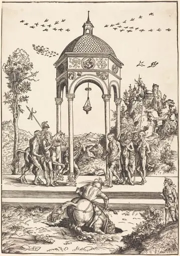 Marcus Curtius Plunging into the Chasm