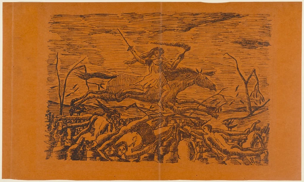 Untitled, by Henri Rousseau, ink, 1895