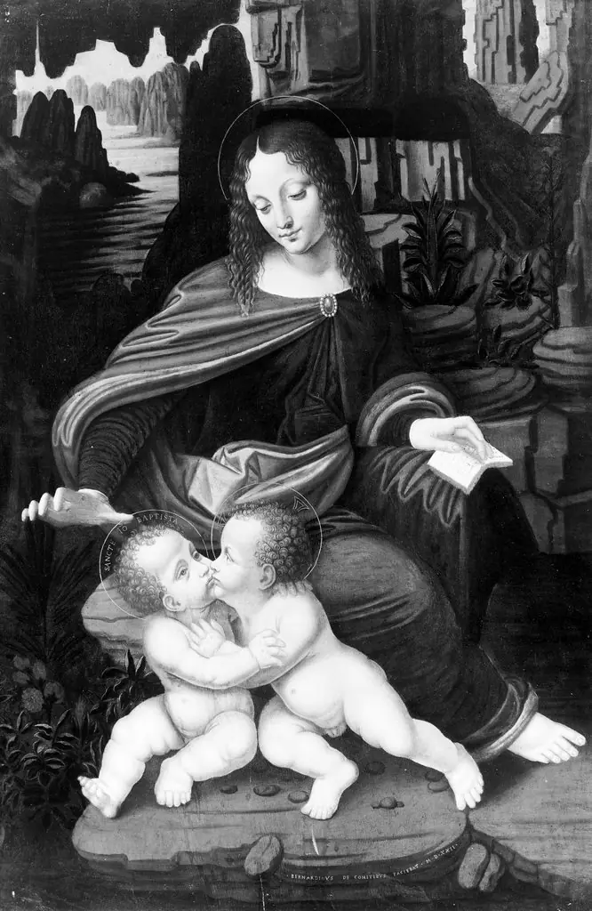Madonna in the grotto