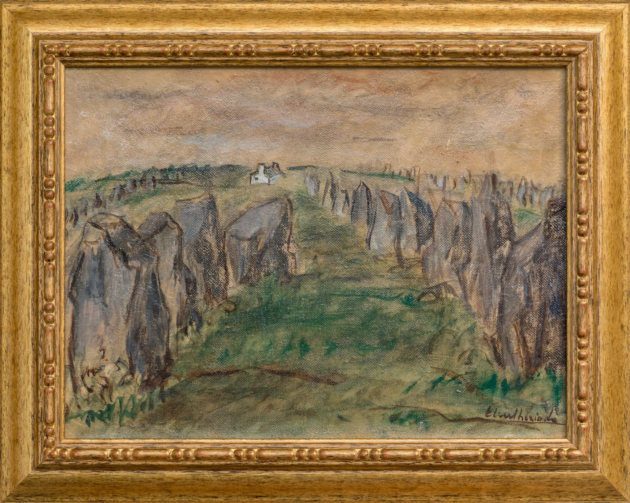 MENHIRE LA CARNAK, by Micaela Eleutheriade, 1941