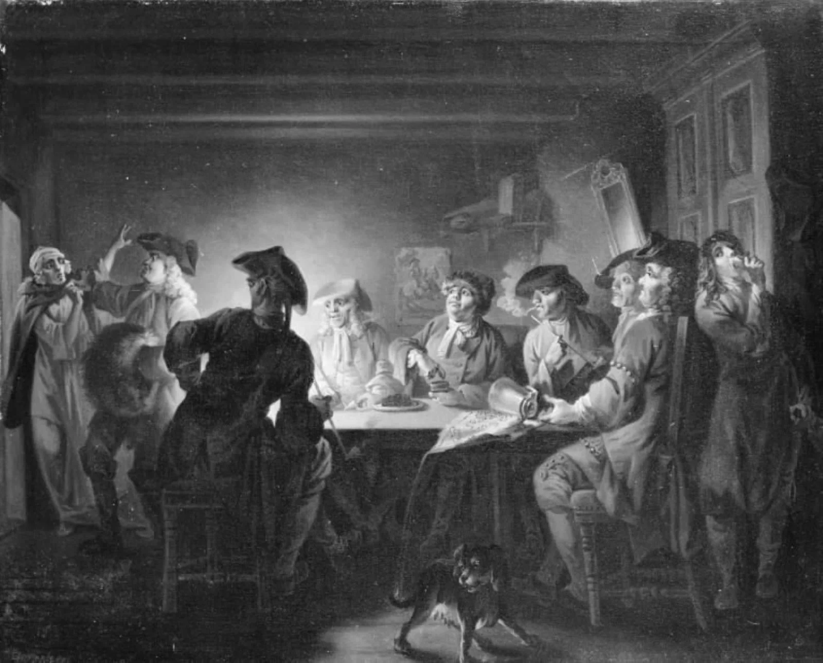 Den politiske Kandestøber, II akt, 2. scene, by Unknown, 1819