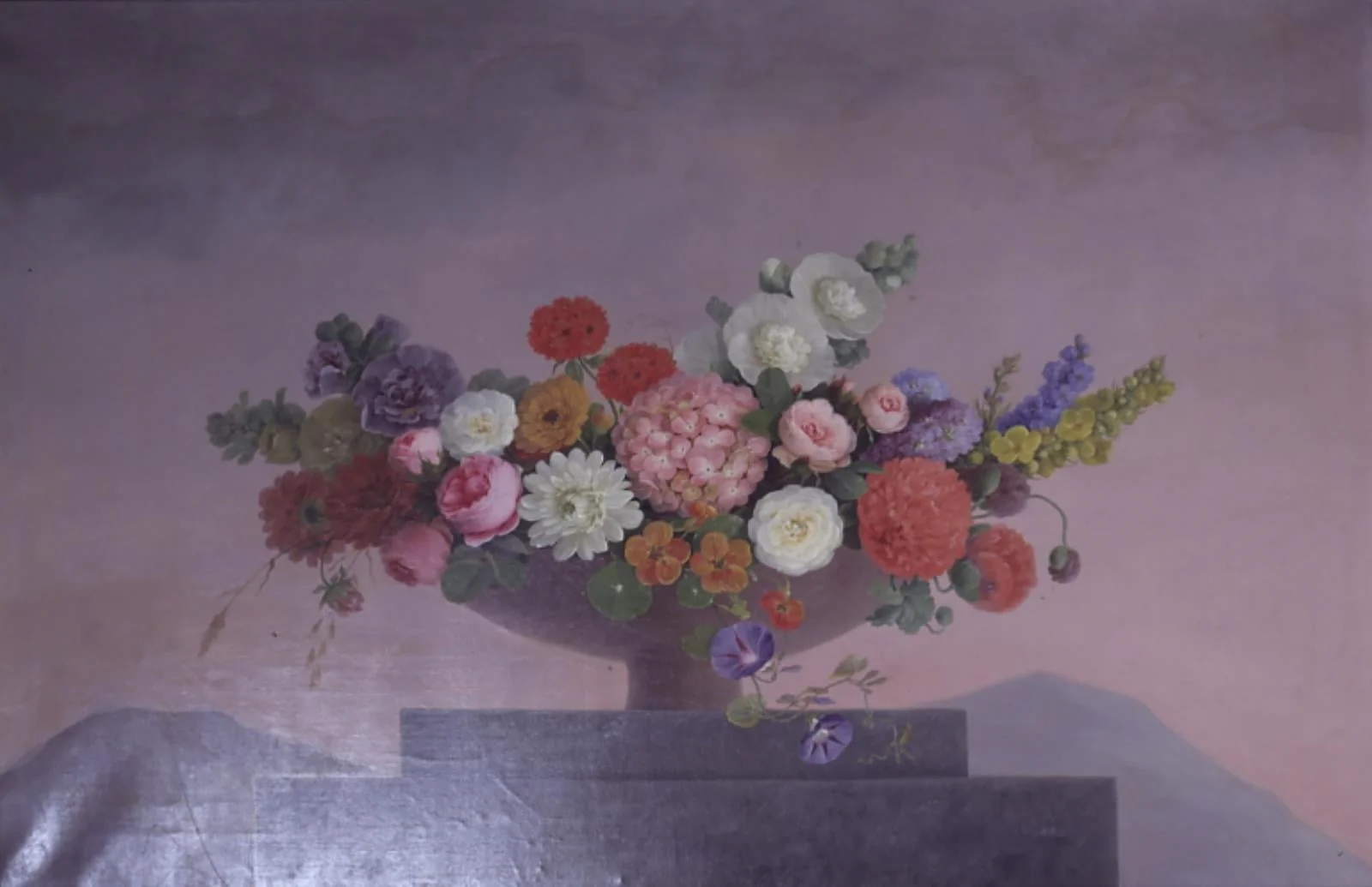 Blomster i en skål, by Unknown, 1830