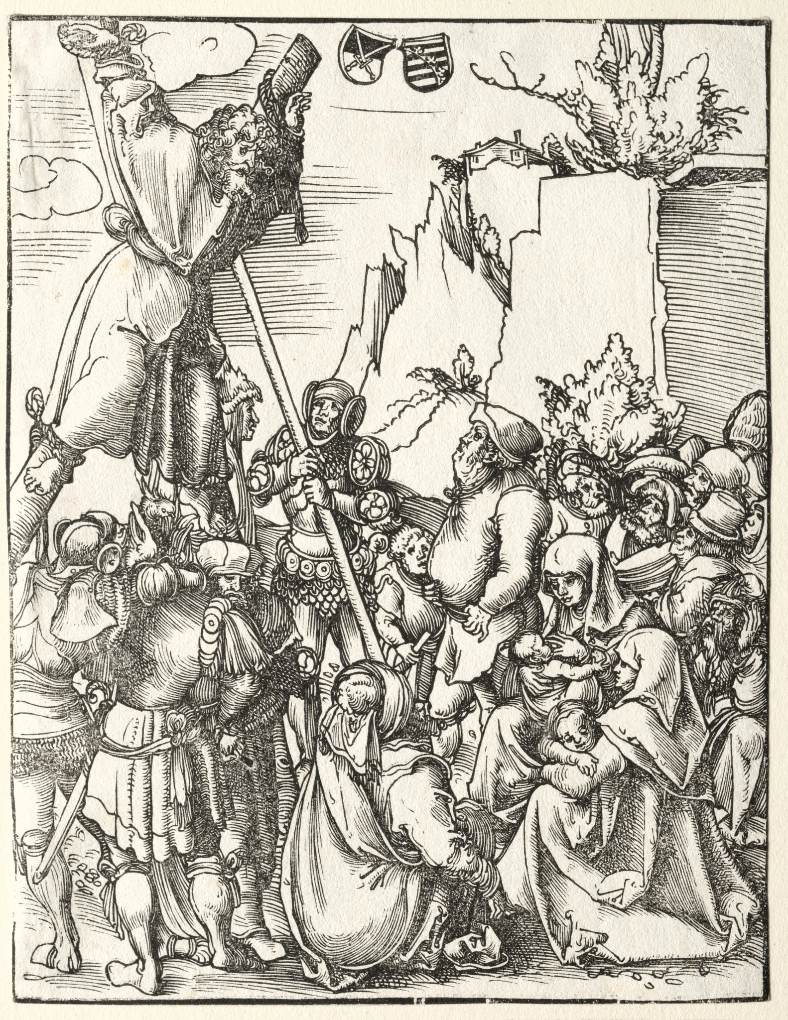 Martyrdom of St. Andrew, by Lucas Cranach the Elder, 1522