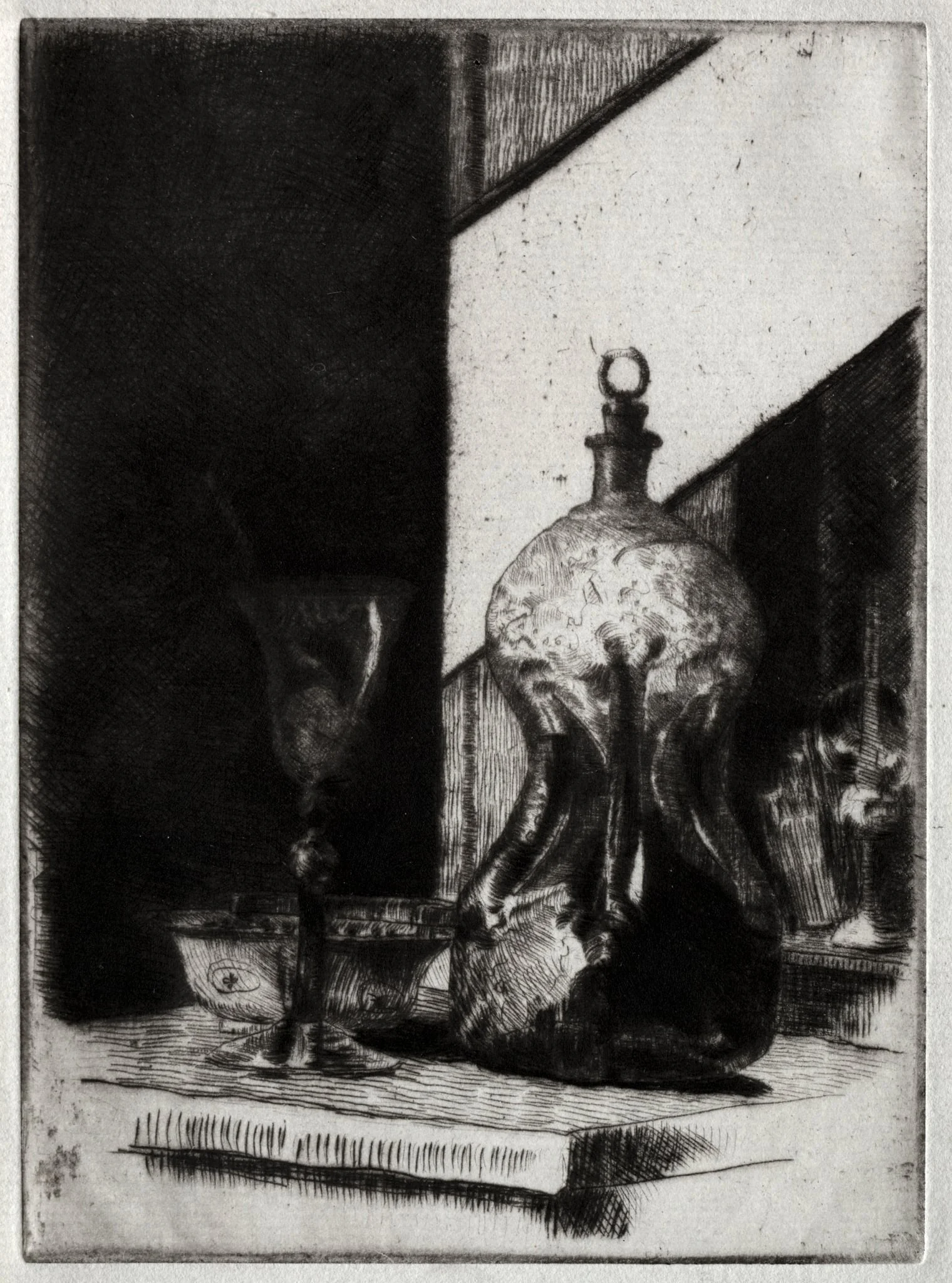 Dutch Schnapps, by Julian Alden Weir, 1889