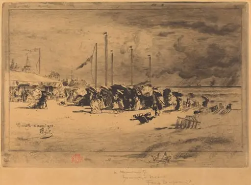 Un Grain à Trouville (Squall at Trouville)