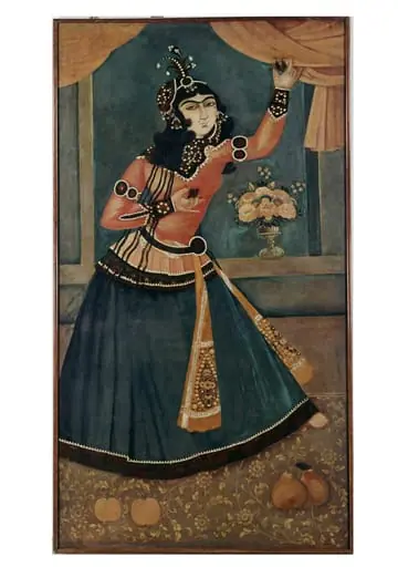 Lady Dancing and Playing Castanets