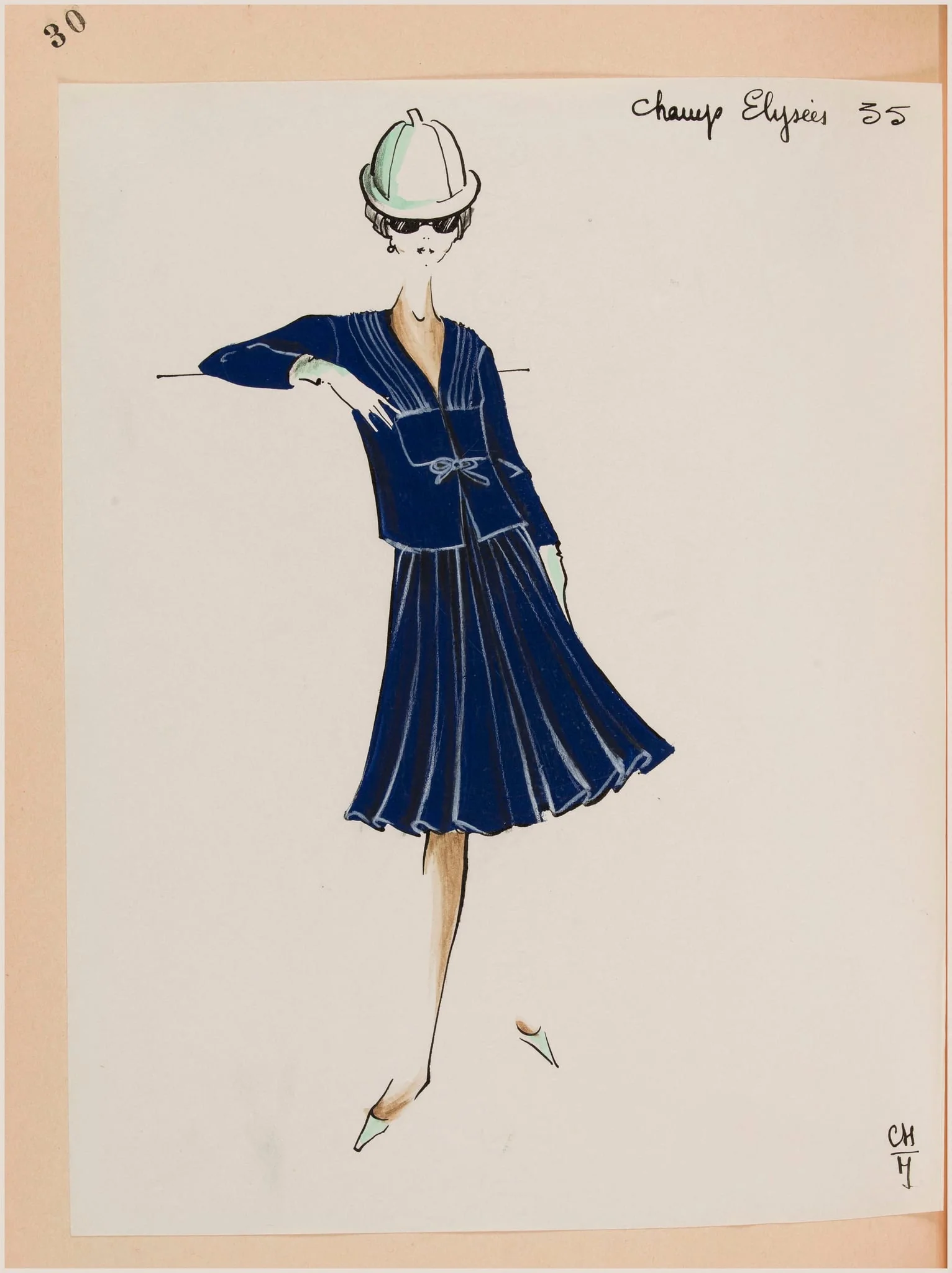 Champs Elysées, by Marie-Louise Carven, 1963