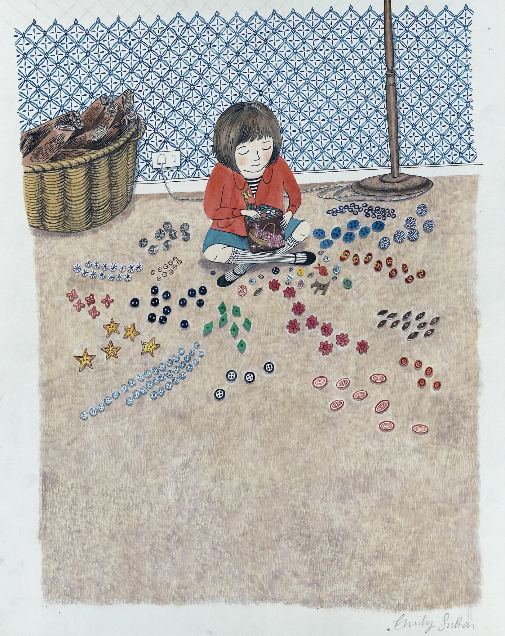 Clara sewing