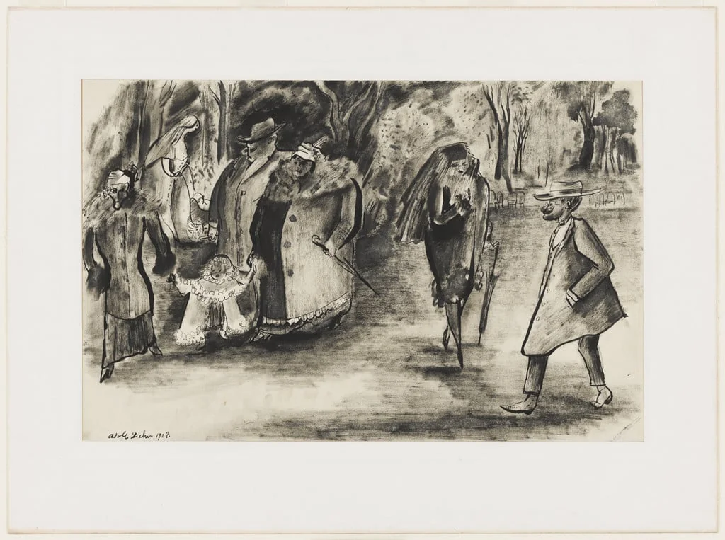 Untitled, by Adolf Dehn, ink, 1927