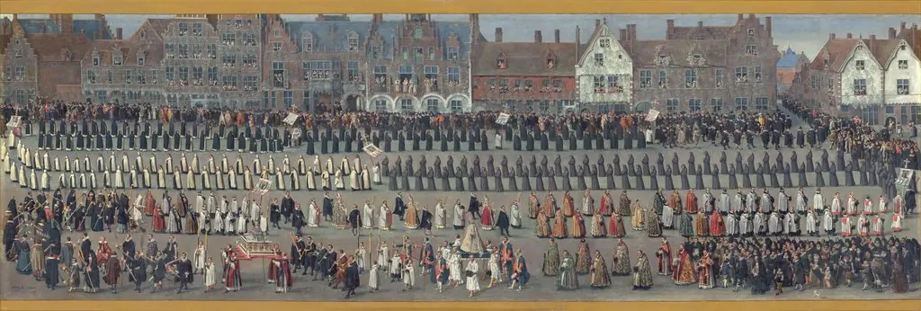 The Festival of the Ommegang in Brussels: the procession of Our Lady of Sablon