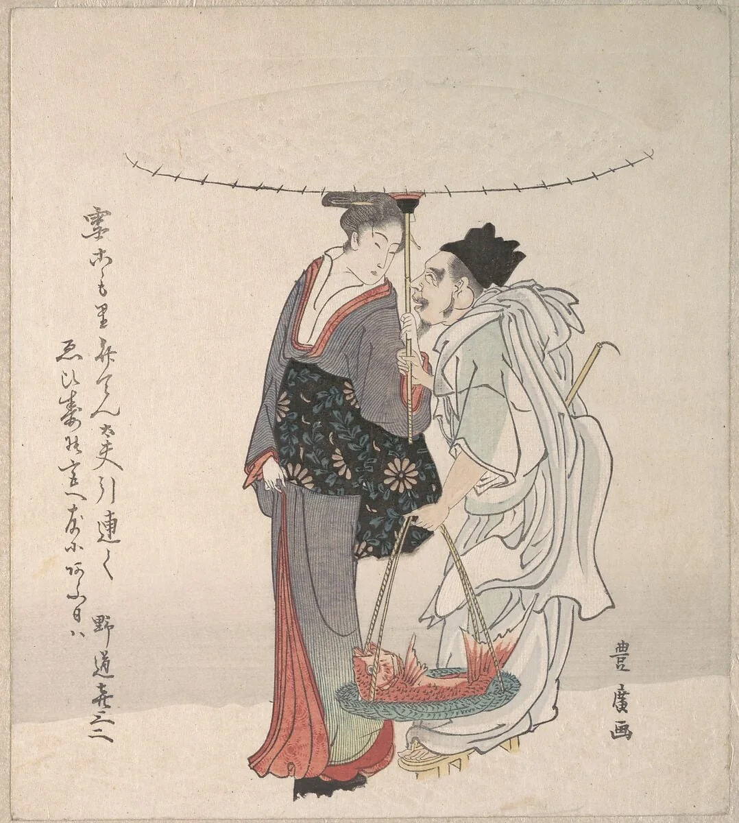 Untitled, by Utagawa Toyohiro, ink, 1796