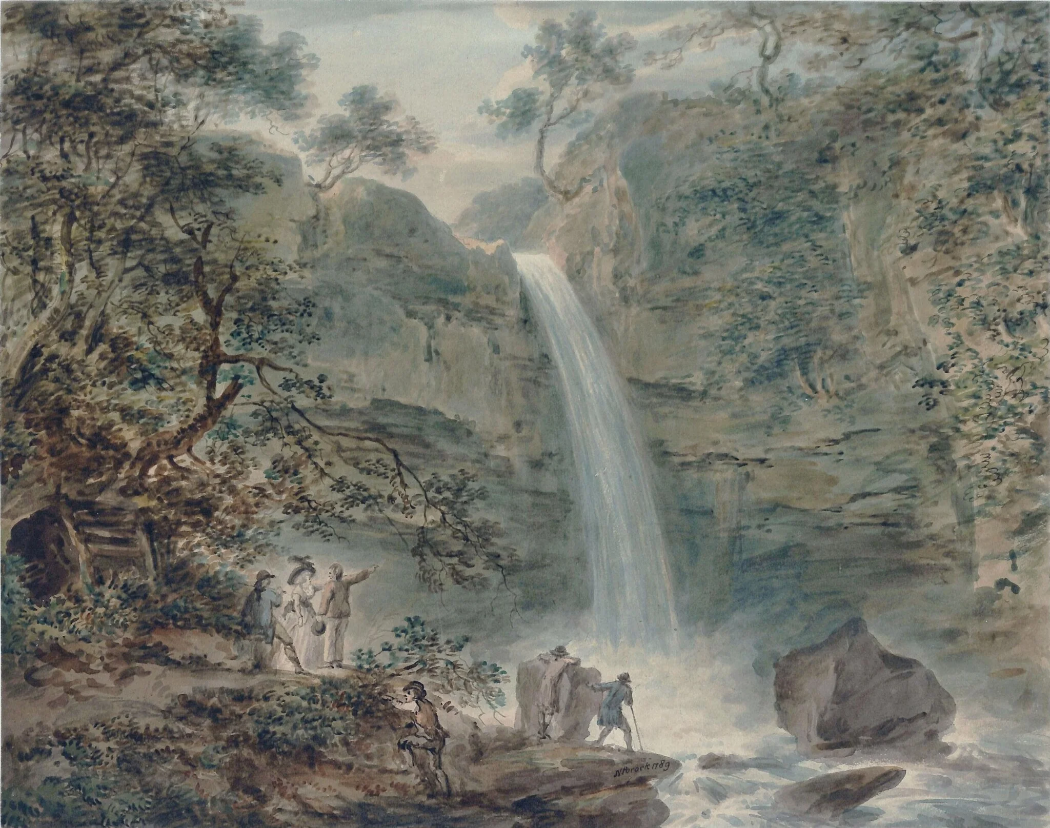 Melincourt Cascade, Neath, South Wales