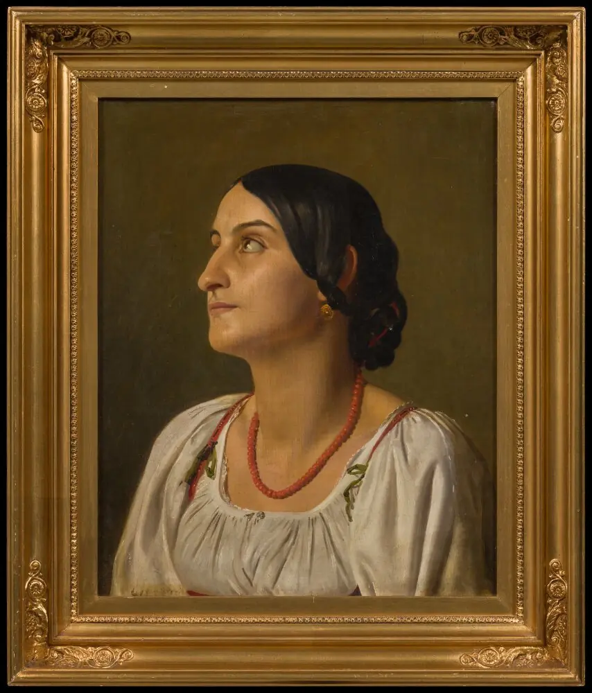Woman from Sora. Study for altar board in Valby Church