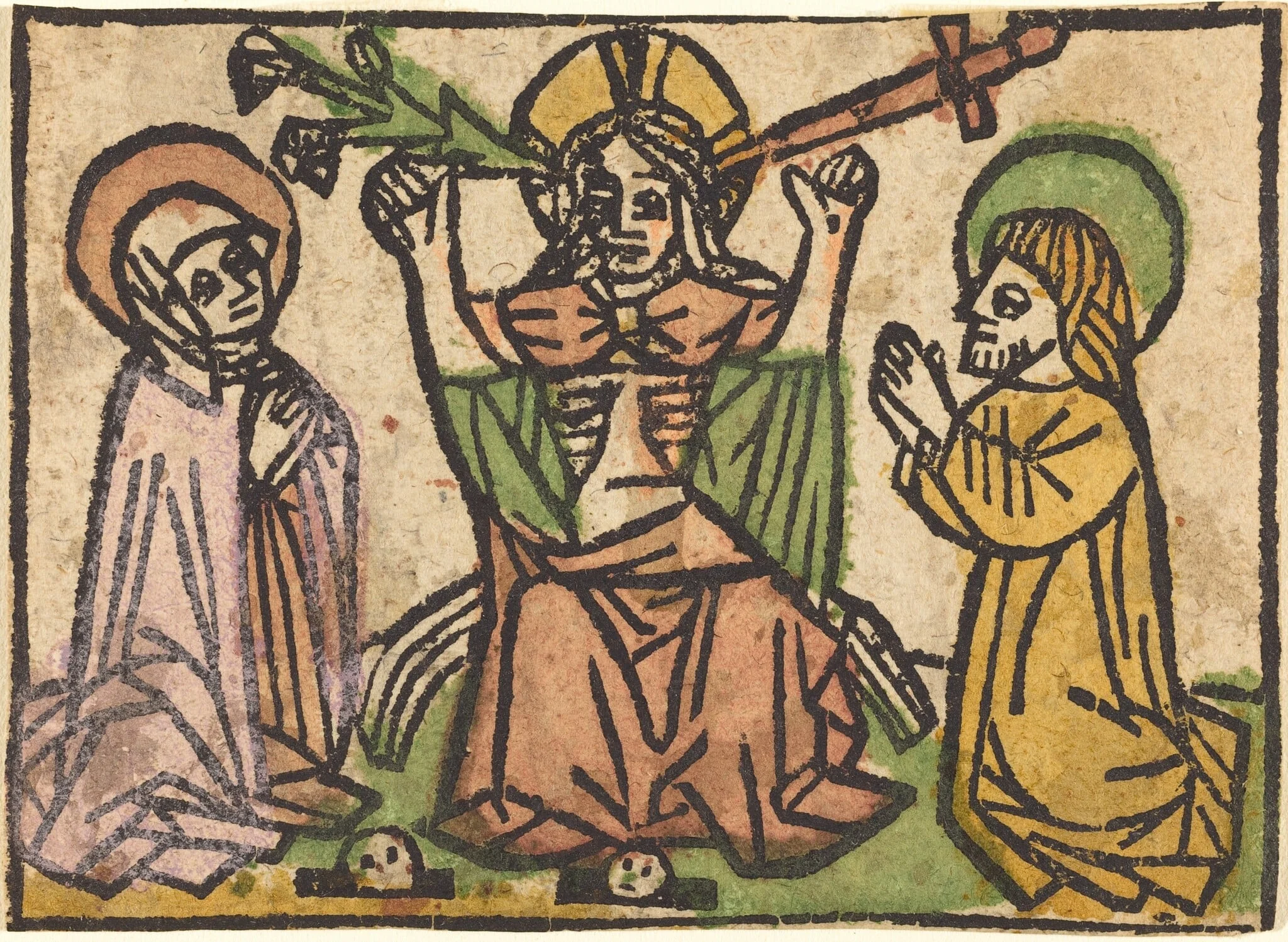 Last Judgment, by German 15th Century, ink, 1465