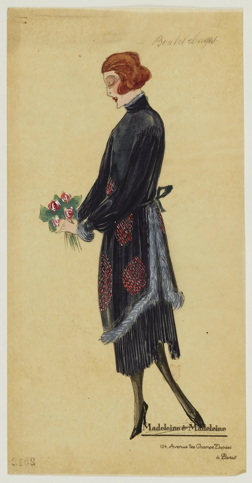 Boules rouges, by Madeleine & Madeleine, 1924
