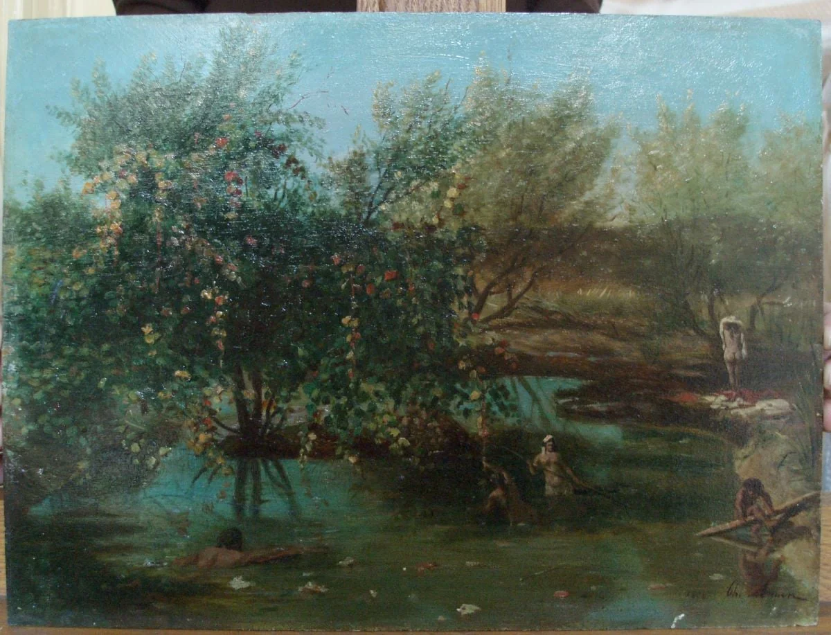 Peisaj, by Theodor Aman, 1871