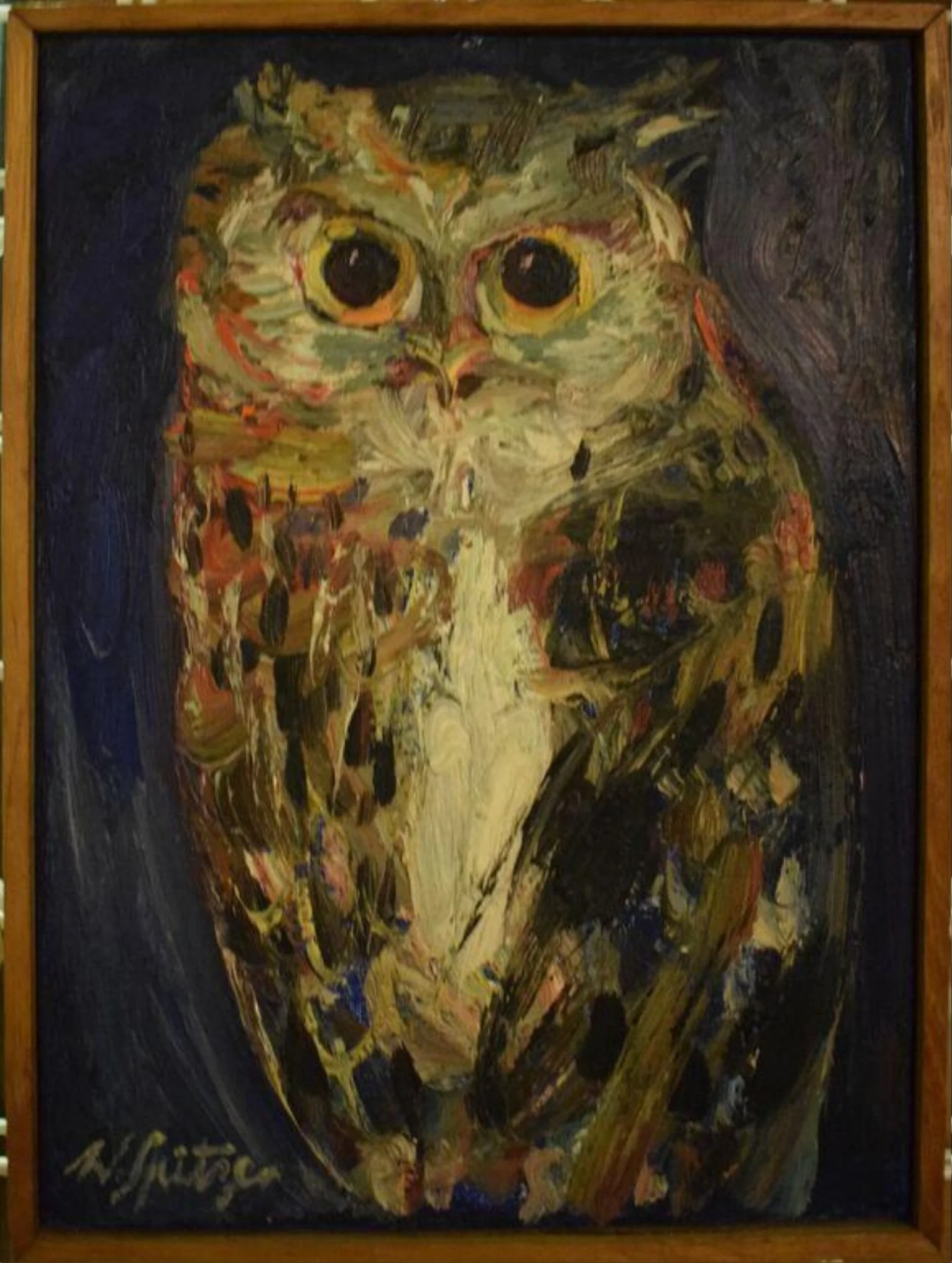 Untitled, by Walter Spitzer, paint, 1950