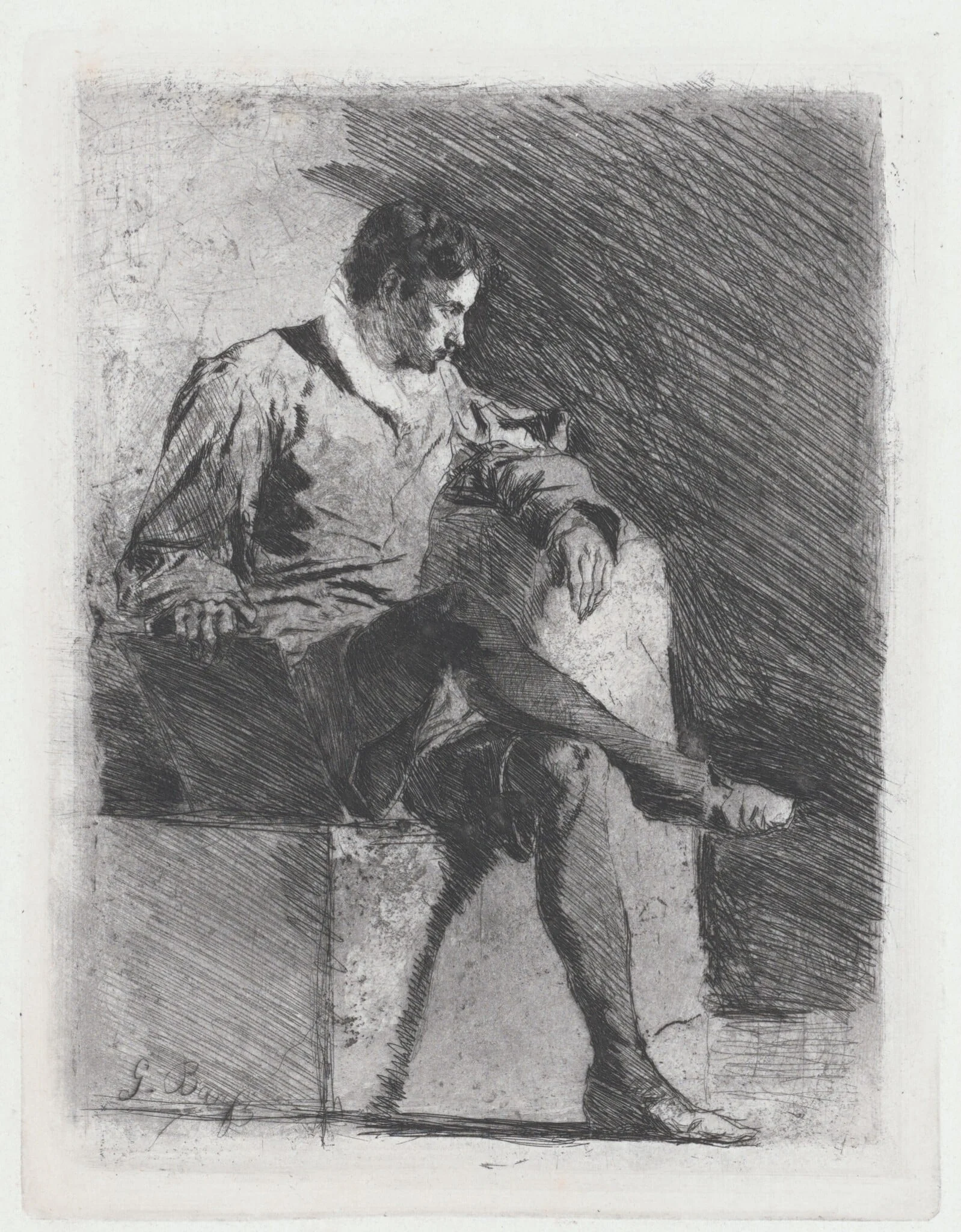 Seated Man in Sixteenth-Century Costume