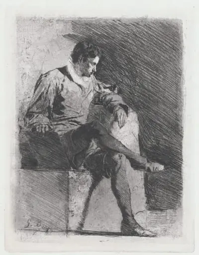 Seated Man in Sixteenth-Century Costume