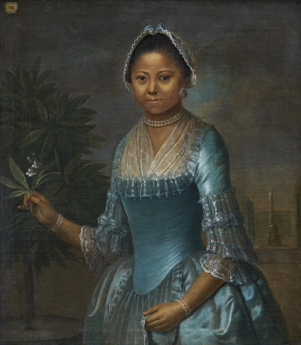 Portrait of Eleonora Susette, by Jeremias Schultz, oil, 1775