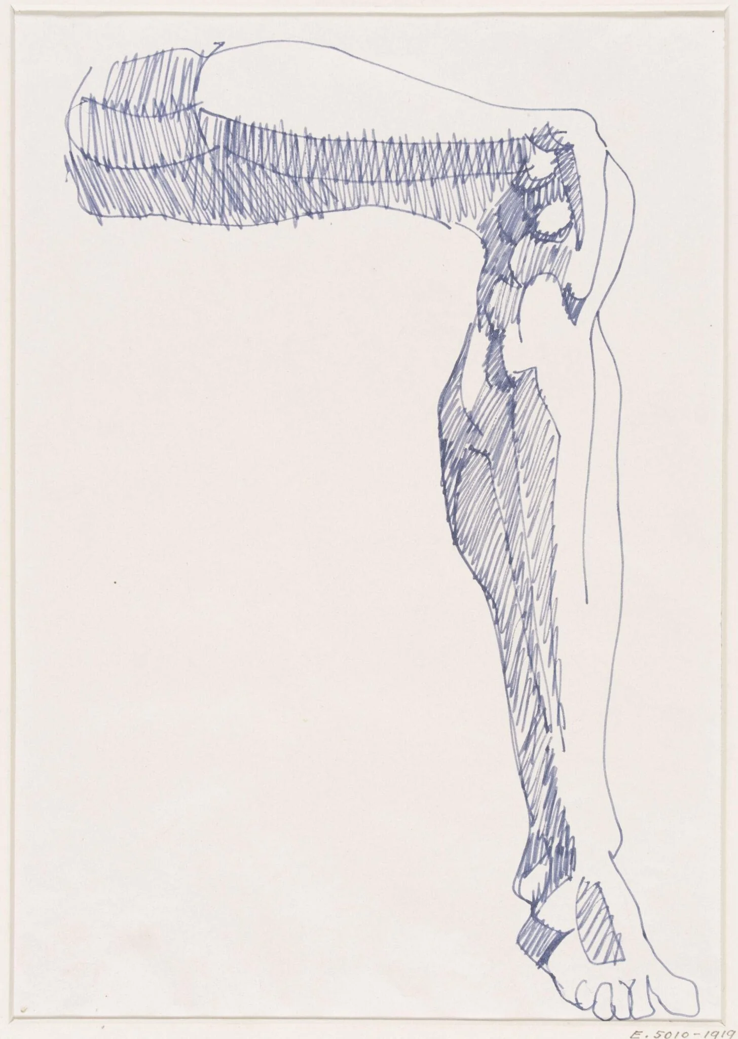 Leg of a man