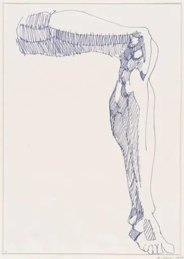 Leg of a man