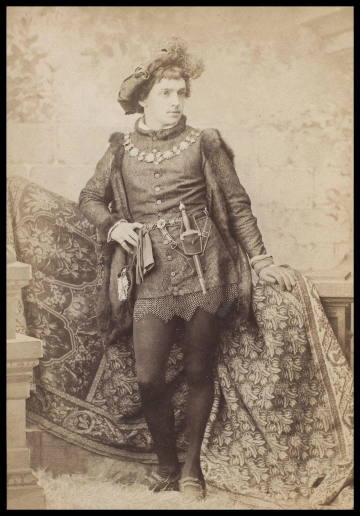 Guy Little Theatrical Photograph, by Moreno & Lopez, photographic, 1884