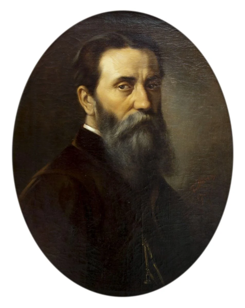 Autoportret, by Gheorghe Tattarescu, unspecified, 1875