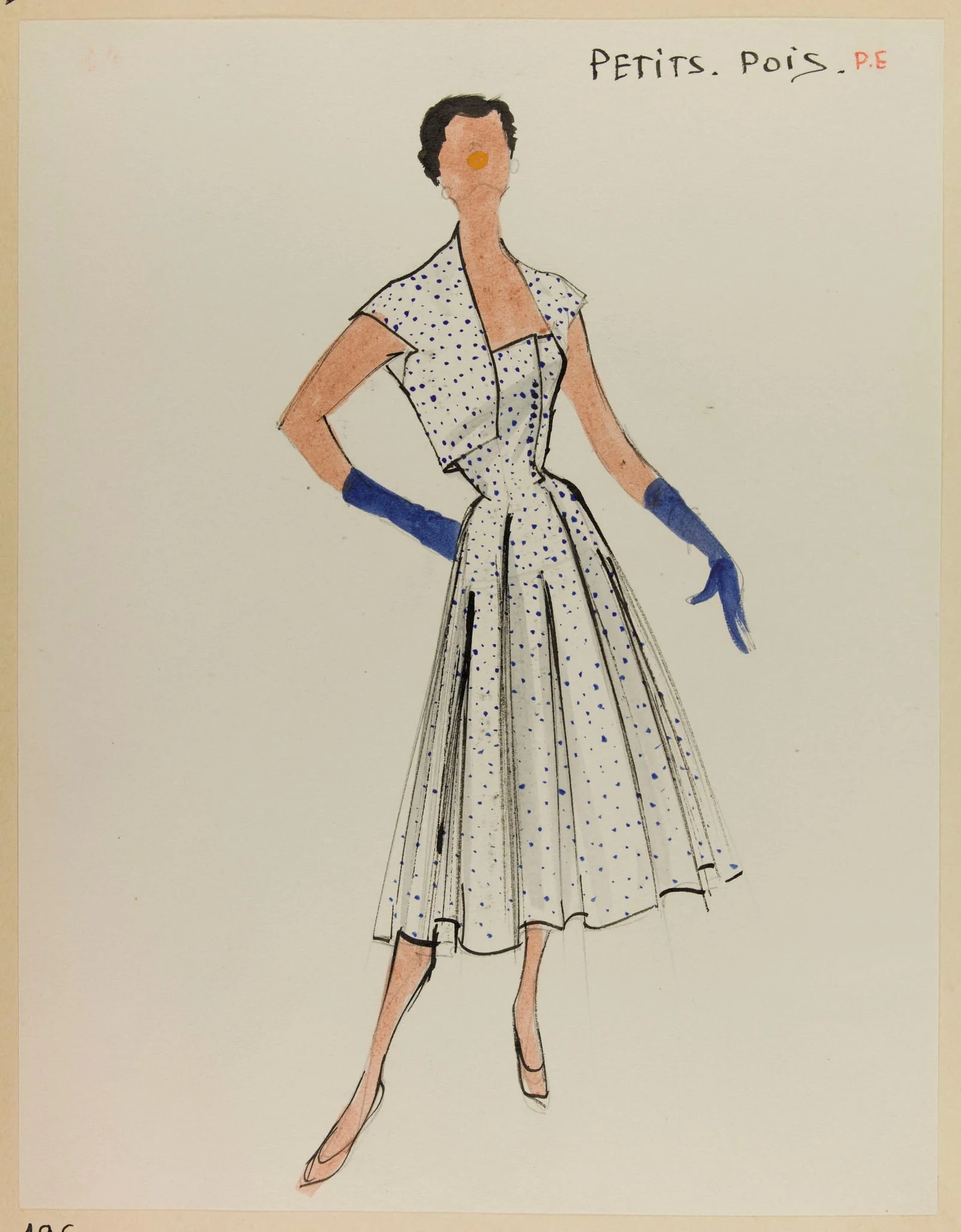 Petits pois, by Marie-Louise Carven, 1953