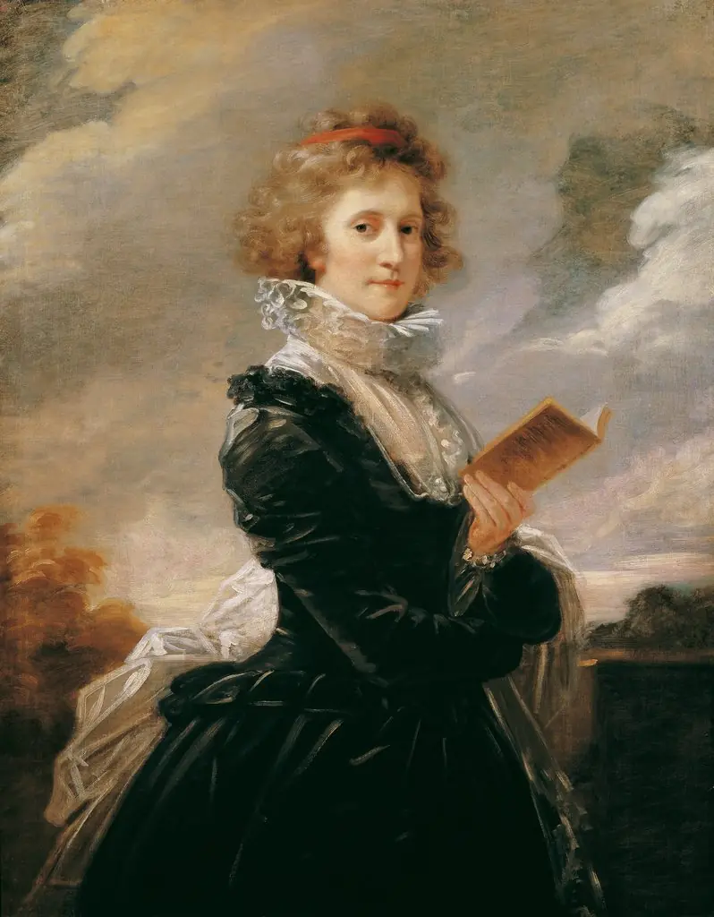 The actress Josefa Hortensia Füger, the wife of the artist
