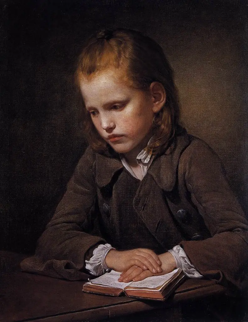 A Boy with a Lesson-book