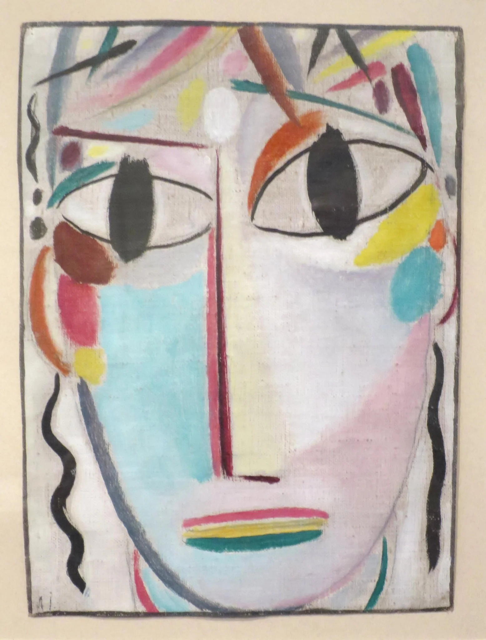 The Young Christ, by Alexej von Jawlensky, oil, 1920