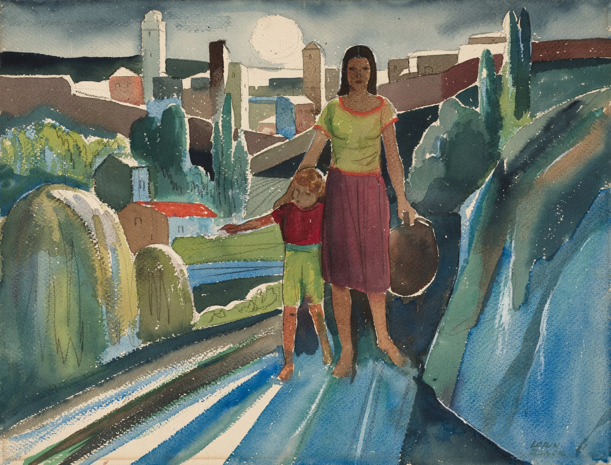 The Moon of San Gimignano, by John Lorin Black, 1929