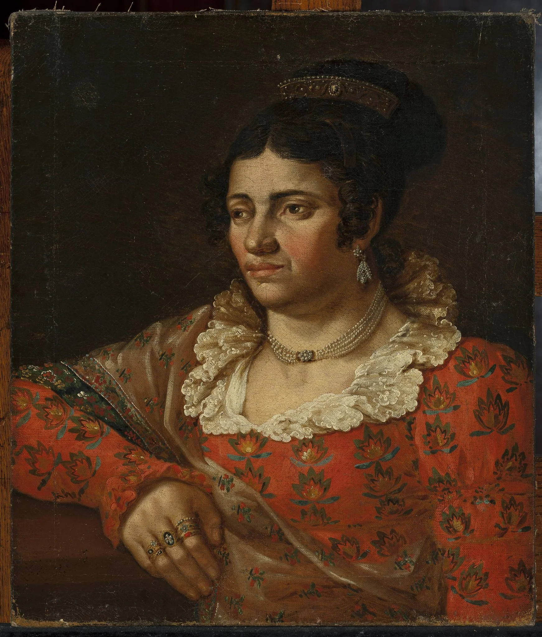 Portrait of Amelia Karolina Teleman, artist’s wife