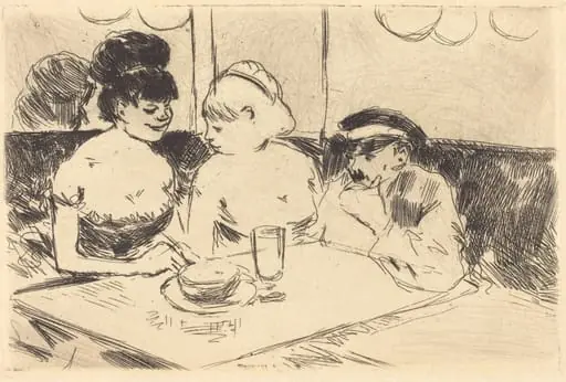 Maison close (planche refusée) (Bordello) (refused plate)