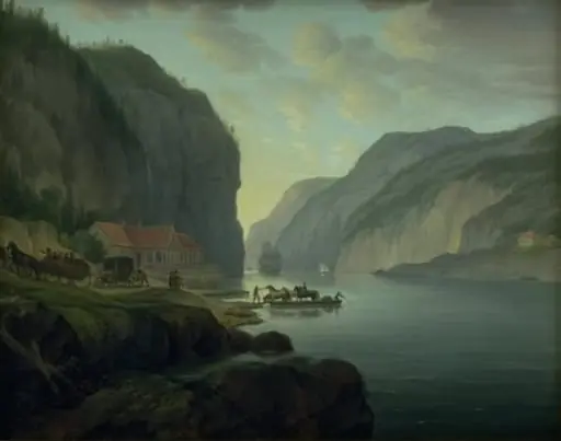 Svinesund nær Frederikshald i Norge