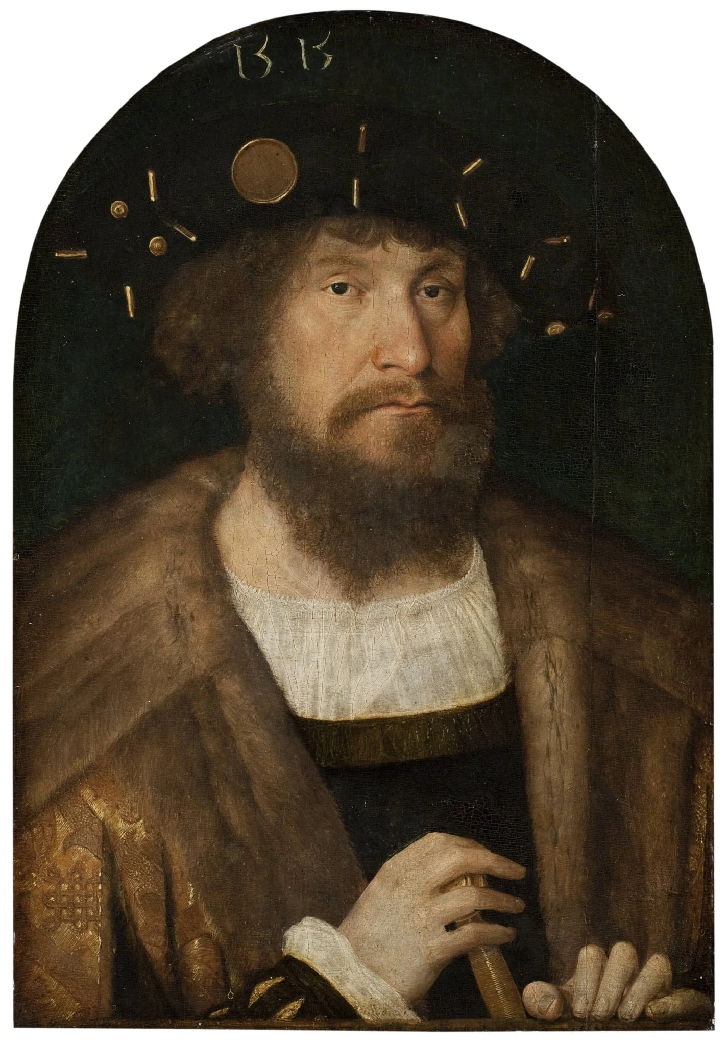 Portrait of the Danish King Christian II, by Unknown, unspecified, 1514