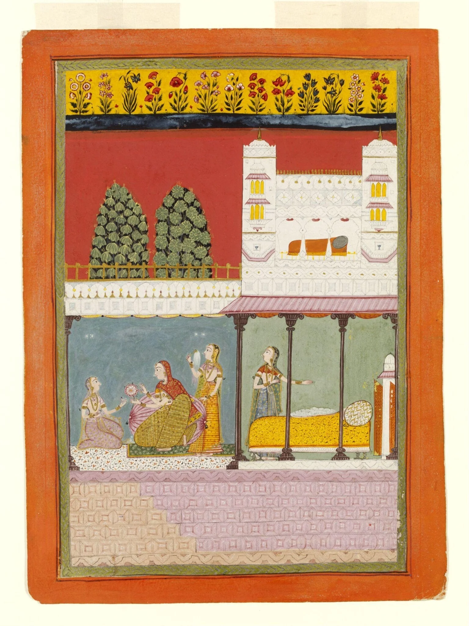 Malasri ragini, by Unknown, paint, 1680