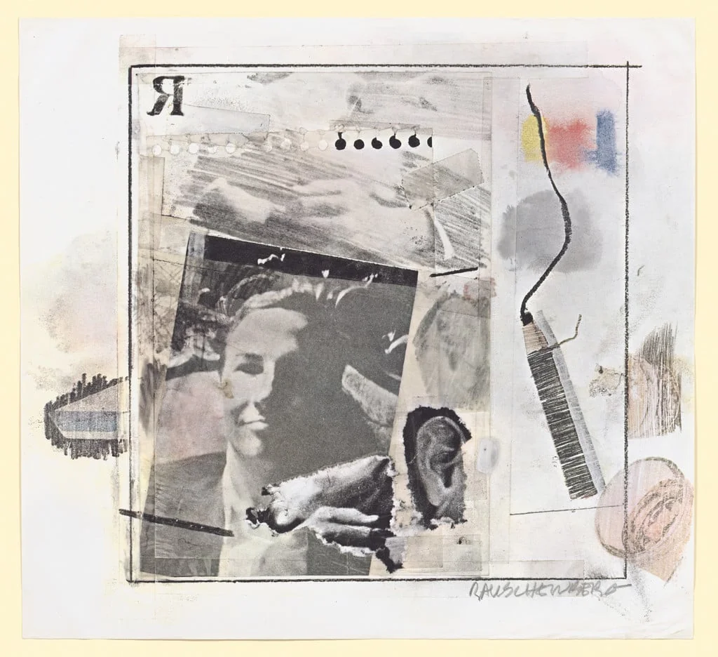 Untitled, by Robert Rauschenberg, ink, 1965